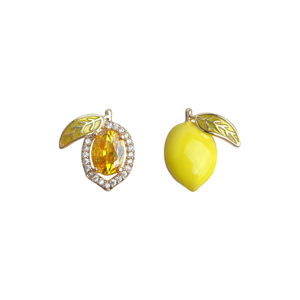 Lemon Spark Duo Earrings