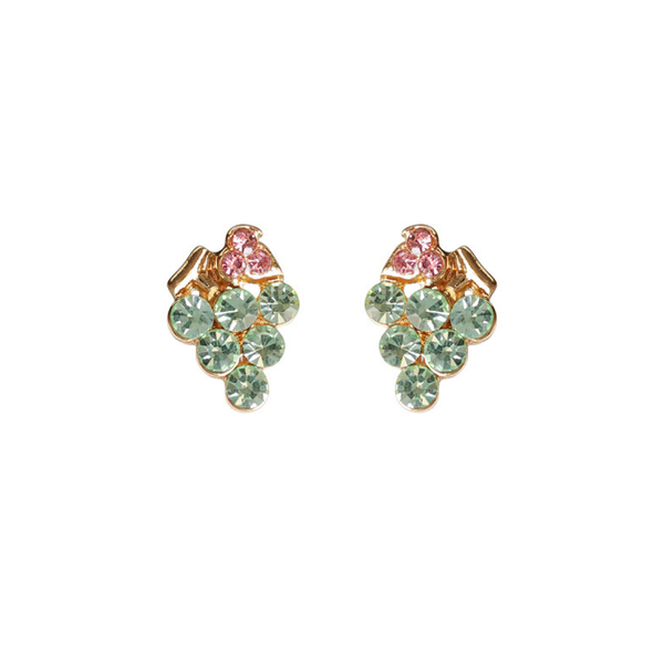 Sparkling Grape Earrings