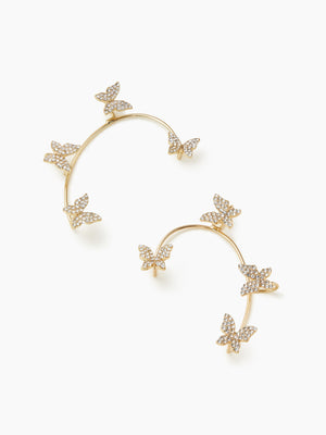 Sparkle Butterfly Ear Cuff
