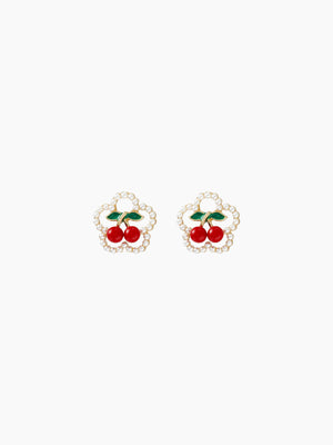 Cherry Pearl Earring
