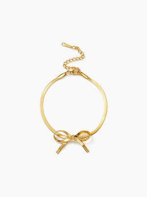 Gold Ribbon Bracelet