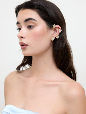 Sparkle Butterfly Ear Cuff