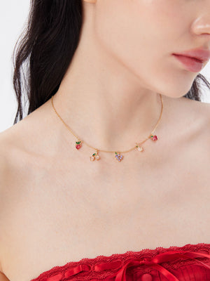 Fruit Pendant Necklace