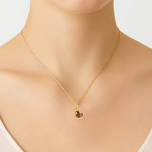 Chocolate Heart Pendant