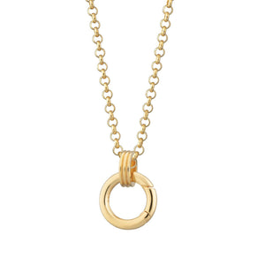 Rolo Chain Necklace with Spring Ring Clasp