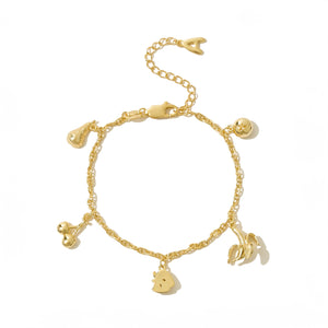 Dainty Chain with Fruit Pendant